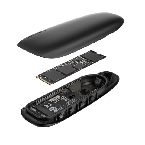 ASUS ASUS COBBLE Black (ESD-A1A/BLK) Obudowa SSD Czarny M.2