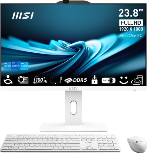 MSI MSI Pro AP242P 14M-691EU Intel® Core™ i5 i5-14400 60,5 cm (23.8") 1920 x 1080 px All-in-One PC 16 GB DDR5-SDRAM 512 GB SSD Windo