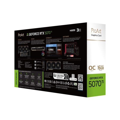 ASUS Karta graficzna ASUS ProArt RTX 5070 TI OC 16 GB