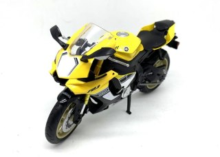 Pulio Motocykl MSZ 1/12 Yamaha YZF-R1 żółty