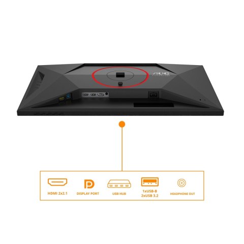 AOC Monitor AOC 68,6cm (27") Q27G4SRU 16:09 2xHDMI+DP+USB/czerwony