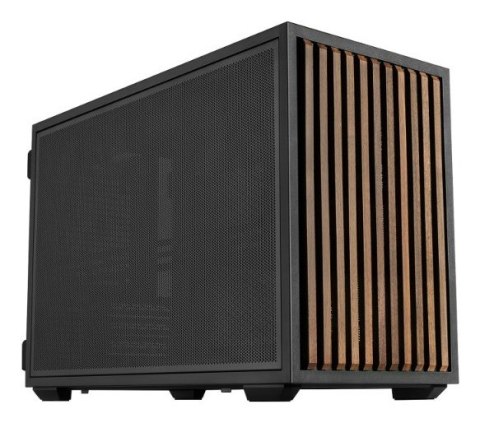 LIAN LI Lian Li B4-mATX Wood Mini Tower Czarny, Drewno
