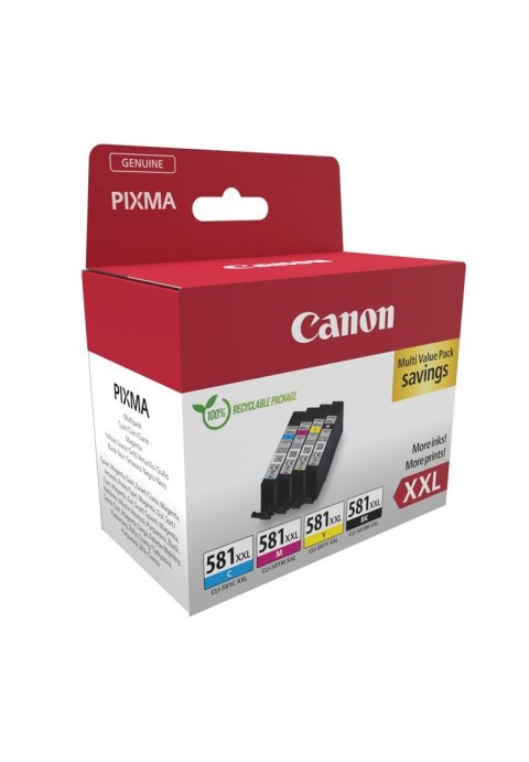 Canon Canon 1998C007 nabój z tuszem 4 szt. Oryginalny Czarny, Cyjan, Purpurowy, Żółty