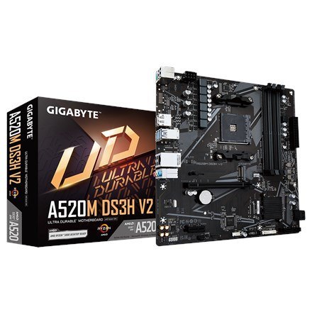 Gigabyte Gigabyte A520M DS3H V2 płyta główna Socket AM4 micro ATX