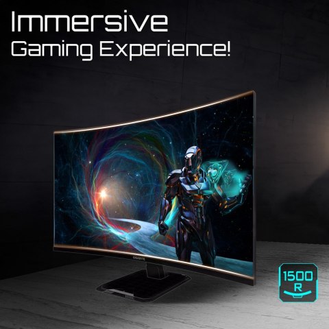 Gigabyte Gigabyte GS32QCA EU | 31.5" | VA | 180 Hz | 1 ms | 250 cd/m2 | HDMI ports quantity 2