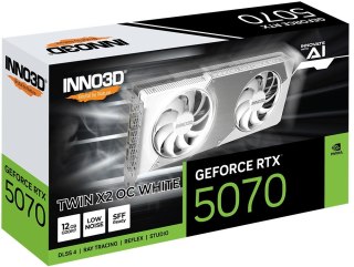 INNO3D INNO3D GeForce RTX 5070 TWIN X2 OC WHITE NVIDIA 12 GB GDDR7