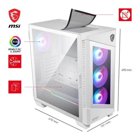 Komputer Gamingowy Fgame 7800X3D | RTX 5070 | 32GB | 2TB (FGAME129)