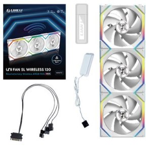 LIAN LI Lian Li UNI FAN SL Wireless 120 Obudowa komputera Wentylator 12 cm Biały 3 szt.
