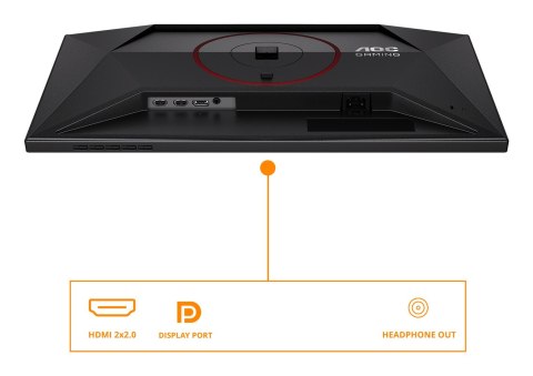 AOC AOC G4 24G4ZR/02 monitor komputerowy 60,5 cm (23.8") 1920 x 1080 px Czarny, Czerwony