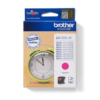 Brother Tusz Brother czerwony LC125XLM=LC-125XLM, 1200 str.