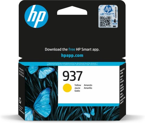 Hewlett-Packard HP Oryginalny wkład z żółtym atramentem 937