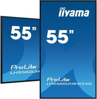 IIYAMA Wyświetlacz iiyama 55" profesjonalny Digital Signage 4K UHD z zaaw. opcjami ster. i łącz.