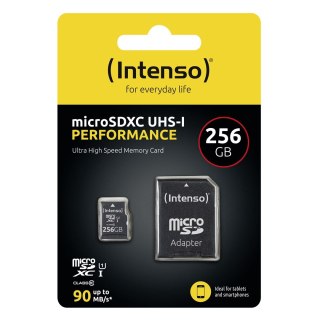 INTENSO Intenso microSD 256GB UHS-I Perf CL10| Performance Klasa 10