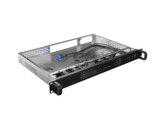Lanberg Obudowa ITX serwerowa Lanberg SC01-3001-10B 300/10 19"/1U Czarna