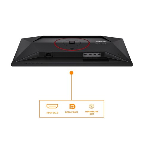 AOC AOC G4 25G4ZR monitor komputerowy 62,2 cm (24.5") 1920 x 1080 px Czarny, Czerwony