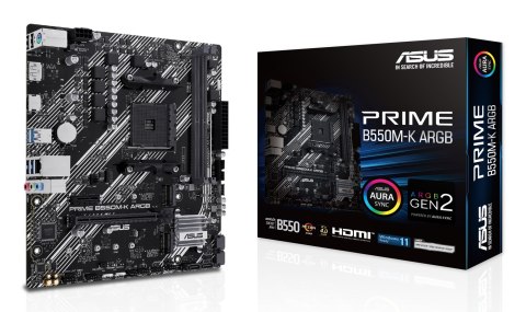 ASUS ASUS PRIME B550M-K ARGB AMD B550 Socket AM4 micro ATX