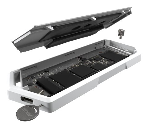 ASUS ASUS ROG Strix Arion White Edition Obudowa SSD Biały M.2