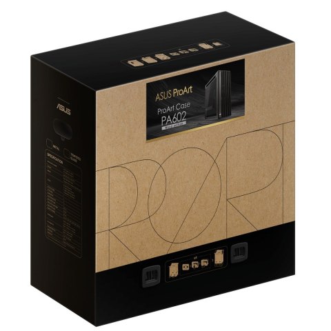 ASUS Obudowa ASUS PROART PA602 WOOD TG PWM BLACK