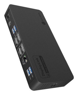 No name ICY BOX IB-DK2255AC Przewodowa USB 3.2 Gen 2 (3.1 Gen 2) Type-C Czarny