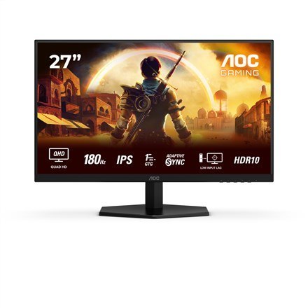 AOC Monitor AOC Q27G42XE 27" IPS QHD 180Hz 1ms 2560x1440 2xHDMI Czarny