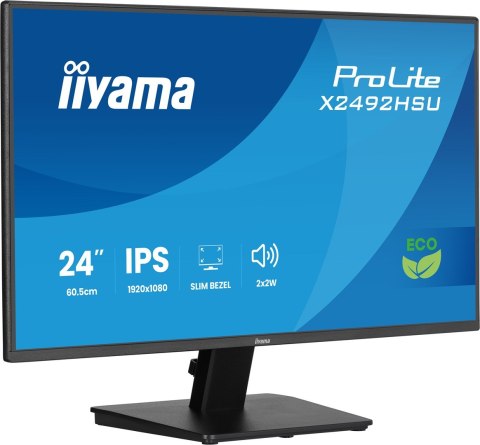 IIYAMA Iiyama ProLite 24-calowy panel IPS Full HD z wąskimi ramkami z każdej strony i klasą energetyczną B