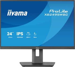 IIYAMA Iiyama ProLite XB2495WSC-B1 monitor komputerowy 61,2 cm (24.1") 1920 x 1200 px WUXGA LED Czarny