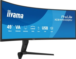 IIYAMA Iiyama ProLite XCB4994DQSU-B1 monitor komputerowy 124,5 cm (49") 5120 x 1440 px Dual QHD LCD Czarny