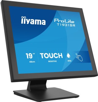 IIYAMA Iiyama ProLite T1931SR-B2S monitor komputerowy 48,3 cm (19") 1280 x 1024 px SXGA LCD Ekran dotykowy Stół Czarny