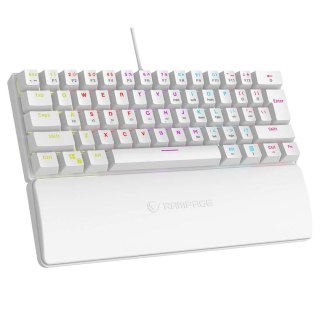 RAMPAGE RAMPAGE KLAWIATURA MECHANICZNA PLOWER K60 Biała