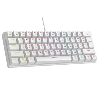 RAMPAGE RAMPAGE KLAWIATURA MECHANICZNA PLOWER K60 Biała