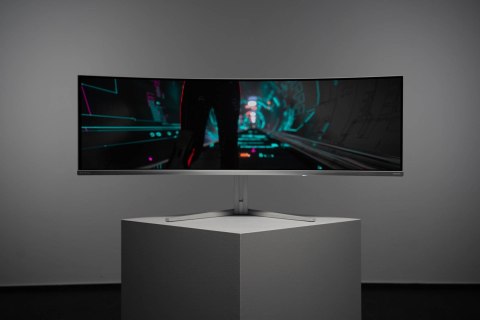 Philips Philips Evnia 8000 49M2C8900/00 monitor komputerowy 124,2 cm (48.9") 5120 x 1440 px Dual QHD QDOLED Biały