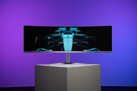 Philips Philips Evnia 8000 49M2C8900/00 monitor komputerowy 124,2 cm (48.9") 5120 x 1440 px Dual QHD QDOLED Biały