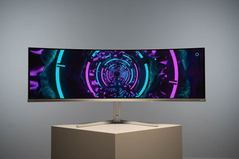 Philips Philips Evnia 8000 49M2C8900/00 monitor komputerowy 124,2 cm (48.9") 5120 x 1440 px Dual QHD QDOLED Biały