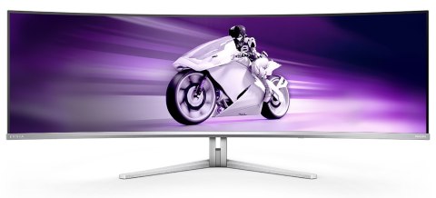 Philips Philips Evnia 8000 49M2C8900/00 monitor komputerowy 124,2 cm (48.9") 5120 x 1440 px Dual QHD QDOLED Biały