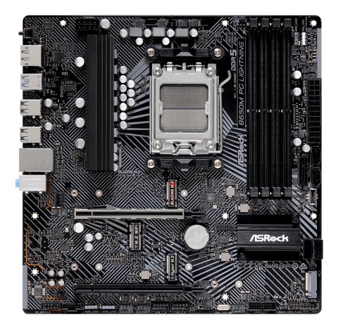 Asrock Asrock B650M PG Lightning AMD B650 Gniazdo AM5 micro ATX