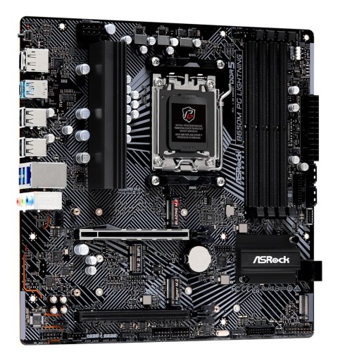 Asrock Asrock B650M PG Lightning AMD B650 Gniazdo AM5 micro ATX