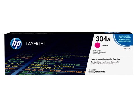 Hewlett-Packard HP 304A oryginalny wkład z purpurowym tonerem LaserJet
