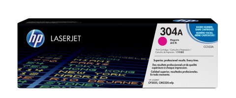 Hewlett-Packard HP 304A oryginalny wkład z purpurowym tonerem LaserJet