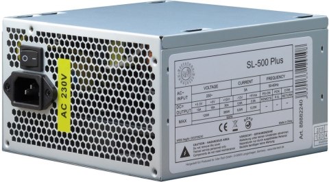 Inter-Tech Inter-Tech SL-500 Plus moduł zasilaczy 500 W 20+4 pin ATX ATX Srebrny
