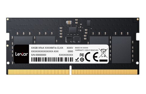 Lexar Pamięć do laptopa DDR5 SODIMM 8GB(1* 8GB)/4800 CL40