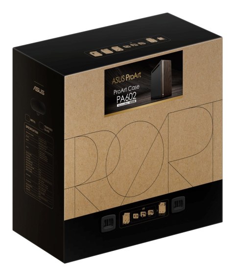 ASUS Obudowa Asus PROART PA602 WALNUT WOOD METAL PWM MOD
