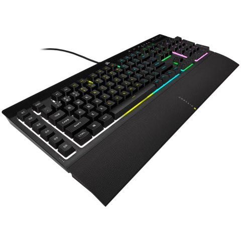 Corsair Corsair K55 RGB PRO klawiatura Gaming USB QWERTZ Niemiecki Czarny