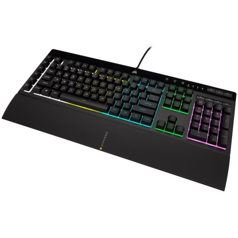 Corsair Corsair K55 RGB PRO klawiatura Gaming USB QWERTZ Niemiecki Czarny