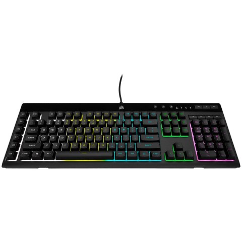 Corsair Corsair K55 RGB PRO klawiatura Gaming USB QWERTZ Niemiecki Czarny