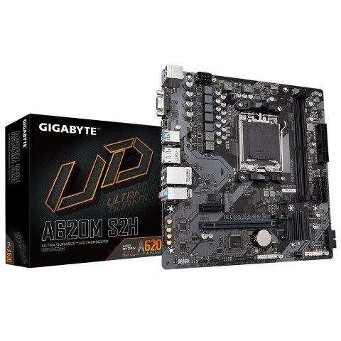 Gigabyte Płyta główna Gigabyte A620M S2H (A620, AM5, mATX, DDR5)