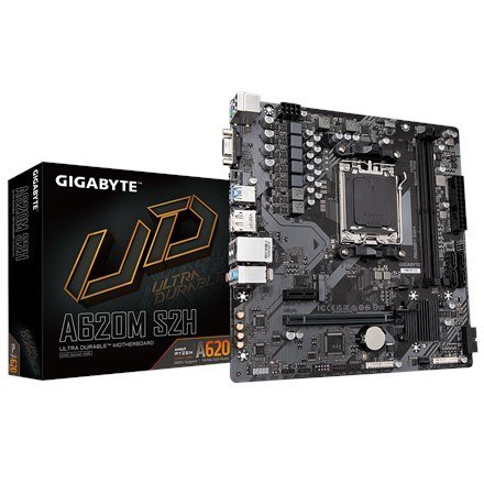 Gigabyte Płyta główna Gigabyte A620M S2H (A620, AM5, mATX, DDR5)