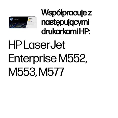 Hewlett-Packard TONER CARTRIDGE 508A YELLOW/.
