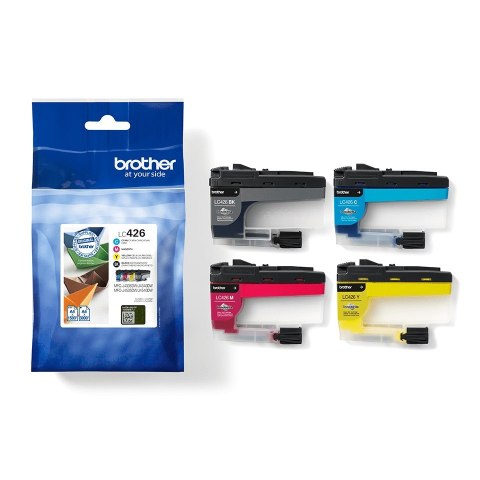 Brother Tusz Brother LC-426VAL 4pack: Czarny, Cyjan, Purpurowy, Żółty