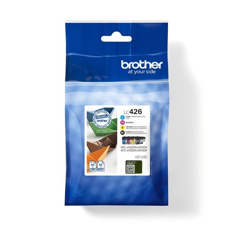Brother Tusz Brother LC-426VAL 4pack: Czarny, Cyjan, Purpurowy, Żółty
