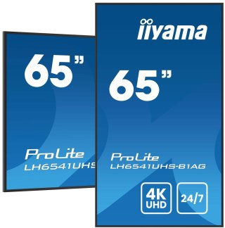 IIYAMA Monitor IIYAMA 164,0 cm (65") LH6541UHS-B1AG 16:9 3xHDMI+USB IPS